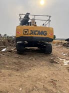 2022 XCMG XE370DK crawler excavator, rear view