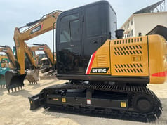2024 Sany SY95C crawler excavator side view