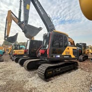 2020 Volvo EC140CL crawler excavator, side view