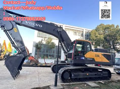 2022 Volvo EC350DL crawler excavator, side view