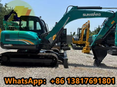 2024 Sunward SWE80E mini excavator side view 2024 Sunward SWE80E mini excavator side view