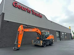 2021 Doosan DX190W-5 wheel excavator, side profile view