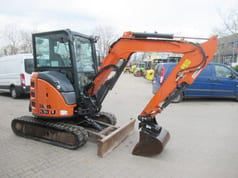 2019 Hitachi Zaxis 33U mini excavator, side view