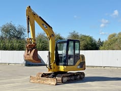 2011 Caterpillar 306 mini excavator, side view 2011 Caterpillar 306 mini excavator, side view
