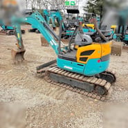 2020 Kubota U15-3 Mini Excavator, rear three-quarter view