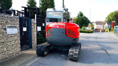2008 Wacker Neuson 50Z3 RD mini excavator rear view