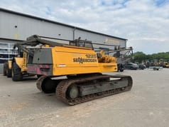 1986 Sennebogen S 1225R crawler excavator, rear three-quarter view