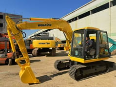2018 Komatsu PC60-7 crawler excavator, side view
