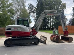 2017 Takeuchi TB290 mini excavator side view