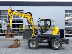 2019 Wacker Neuson EW100 wheel excavator side view