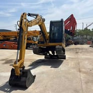 2024 Caterpillar 305.5E excavator, front three-quarter view 2024 Caterpillar 305.5E excavator, front three-quarter view