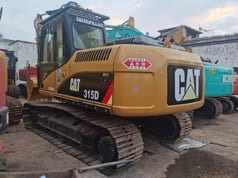 2018 Caterpillar 315D crawler excavator rear three-quarter view 2018 Caterpillar 315D crawler excavator rear three-quarter view