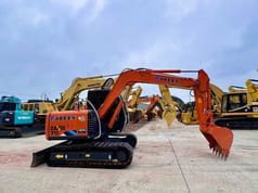 2024 Hitachi Zaxis 70 excavator, side profile view