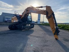 2024 CASE CX 160E crawler excavator, side profile view