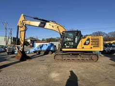 2018 Caterpillar 320-07B crawler excavator side view