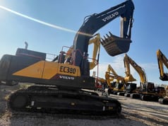 2024 Volvo EC380 crawler excavator, side profile view