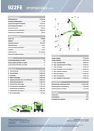 2025 LiuGong 922FE crawler excavator specification sheet