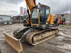 2018 Hyundai HX235 LCR crawler excavator, front three-quarter view