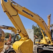 2025 Komatsu PC360-7 crawler excavator boom and bucket view