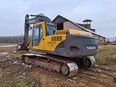2007 Volvo EC210BLC crawler excavator, rear three-quarter view 2007 Volvo EC210BLC crawler excavator, rear three-quarter view