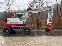 2014 Takeuchi TB 1160 W wheel excavator side view