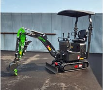2026 WCM CTX8010 mini excavator, side view 2026 WCM CTX8010 mini excavator, side view