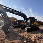 2022 Volvo EC210 crawler excavator, side view