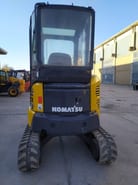 2007 Komatsu PC 27 MR-2 mini excavator rear view