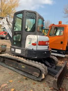 2016 Bobcat E50 crawler excavator, rear three-quarter view
