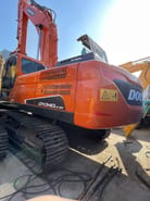 Doosan DX340LC-9C crawler excavator, rear three-quarter view