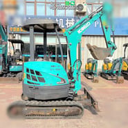 2017 Kobelco SK30SR-6 mini excavator, side profile view