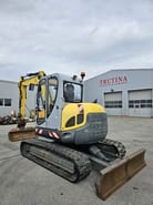 2015 Wacker Neuson 75Z3 crawler excavator, rear three-quarter view