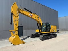 2025 Caterpillar 330GC crawler excavator, side view