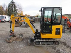 2020 JCB 19C-1 mini excavator, side view 2020 JCB 19C-1 mini excavator, side view