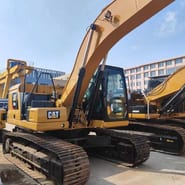 2019 Caterpillar 320GC crawler excavator, front three-quarter view 2019 Caterpillar 320GC crawler excavator, front three-quarter view