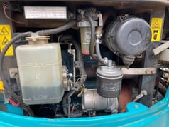 2024 Kubota U17 mini excavator engine compartment view
