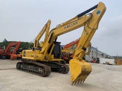 2022 Komatsu PC240 LC crawler excavator, front three-quarter view