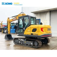 2023 XCMG XE75GA crawler excavator, rear three-quarter view