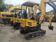2022 Sany SY16C mini excavator, rear three-quarter view 2022 Sany SY16C mini excavator, rear three-quarter view
