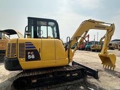 2023 Komatsu PC56 mini excavator side view