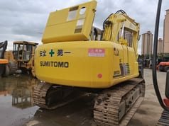 2018 Sumitomo SH120 crawler excavator, rear view