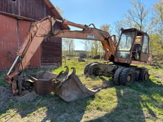 1981 Atlas 1302D excavator, side view 1981 Atlas 1302D excavator, side view