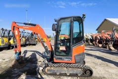 2021 Kubota U27-4 mini excavator, side view