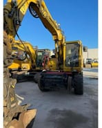 2015 Atlas 1404 M Z wheel excavator, rear three-quarter view