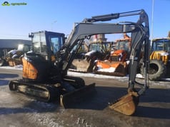 2017 Yanmar VIO57 mini excavator, side view