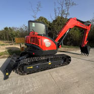 2023 Yanmar ViO80 mini excavator, side view 2023 Yanmar ViO80 mini excavator, side view