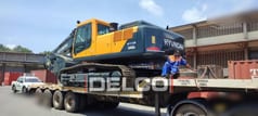 2026 Hyundai 340L crawler excavator side view