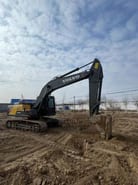 2023 Volvo EC210D crawler excavator, side profile view 2023 Volvo EC210D crawler excavator, side profile view