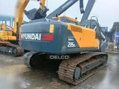2026 Hyundai Robex 215L SMART PLUS crawler excavator rear view