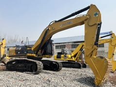 2023 Caterpillar 340D crawler excavator, side profile view